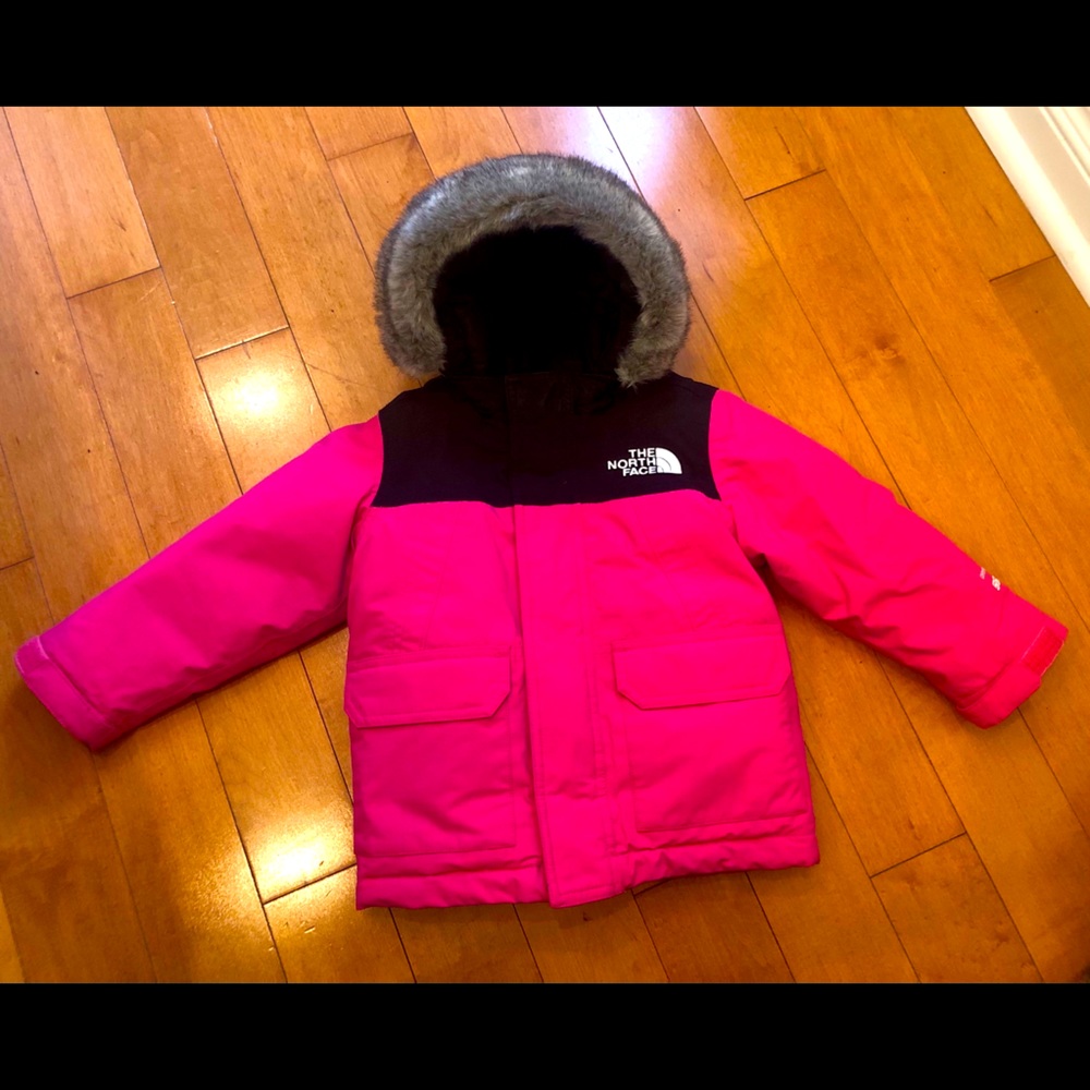 Girls North face parka 2T